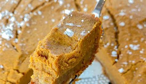 Pumpkin Pie Graham Cracker Crust Vegan Bars With A Raw Paleo