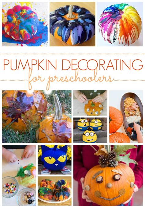 Pumpkin Decorating Ideas Preschool