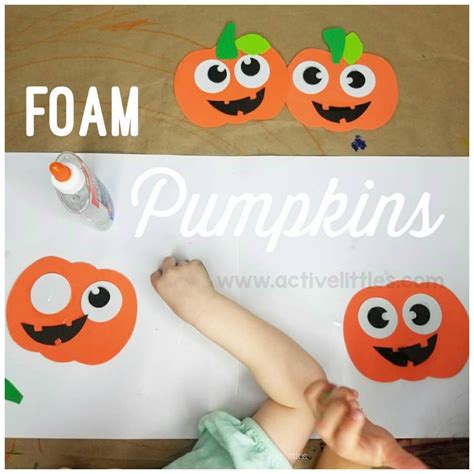 pumpkin foam craft