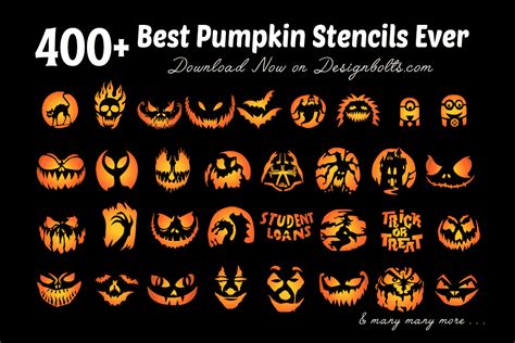 Pumpkin Printable Stencils 2020