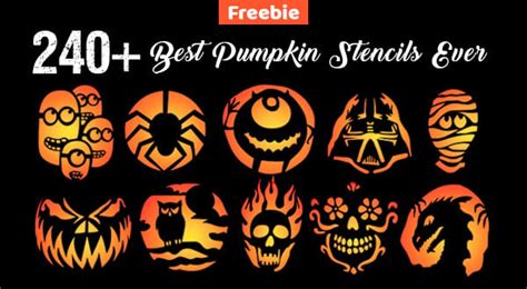 Pumpkin Stencils 2018 Printable