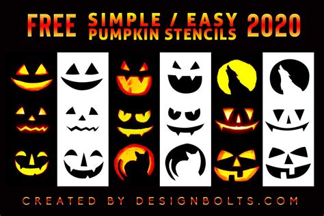 Pumpkin Stencils 2020 Printable