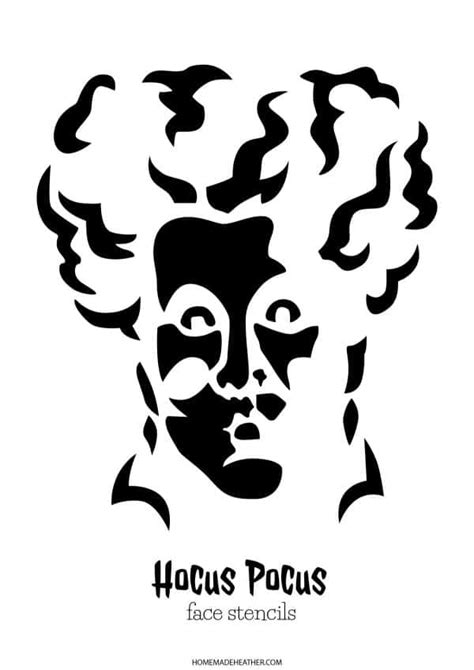 Pumpkin Stencils Printable Hocus Pocus