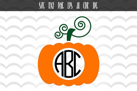 93+ Pumpkin With Monogram SVG, SVG Dxf Eps. Free Pumpkin SVG Files For Cricut