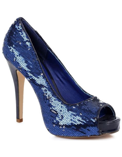 Pumps Peep Toe Blue