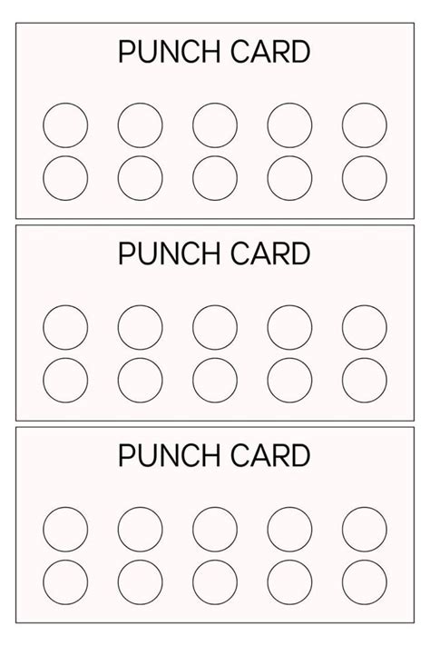Punch Card Drawing