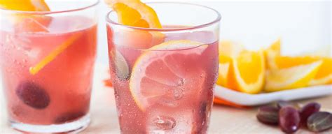 Punch Using Sparkling Grape Juice