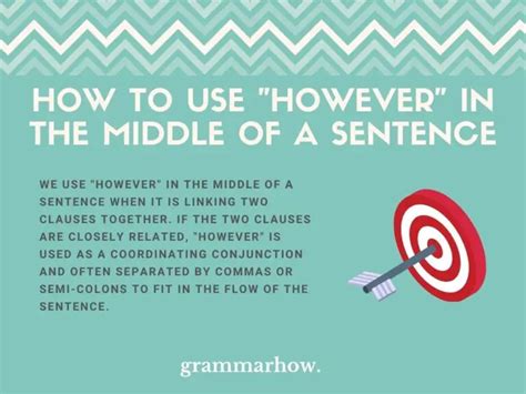 punctuation when using however in the middle of a sentence