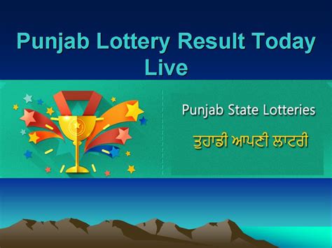 punjab state lottery today result 8 p.m