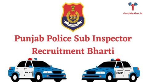 punjab sub inspector recruitment