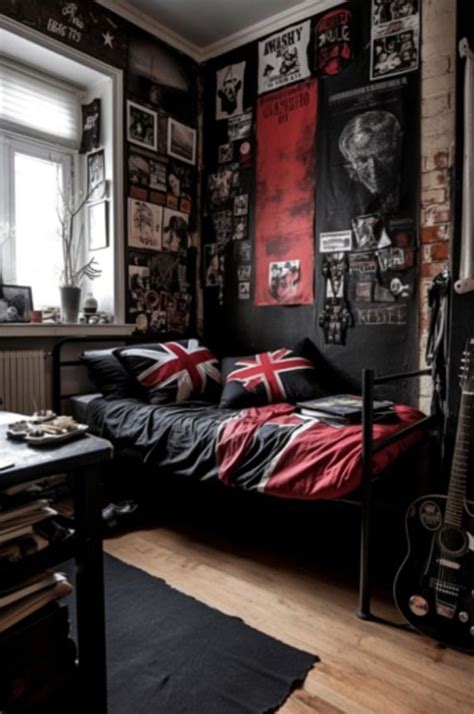 Pin by á´„RÊ¸Sáµ€Aá´¸ á´µN áµ€Há´¬ Há´¼UsE on Ð˜Ð½Ñ‚ÐµÑ€ÑŒÐµÑ€ Punk room, Retro room, Rock