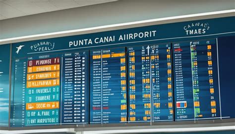 punta cana airport flight schedule