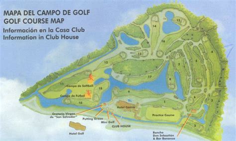 punta cana golf courses map