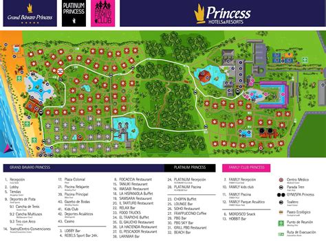 punta cana princess all suites resort map