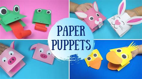 puppet making in paper