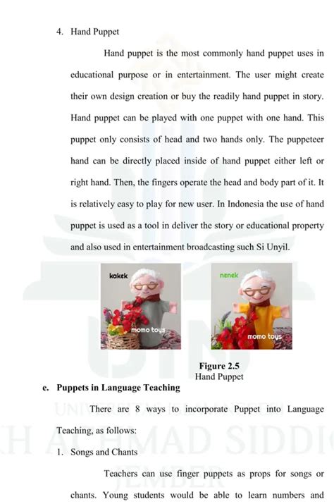 Puppets In Language Teaching