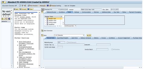 Purchase Order Tcode Sap