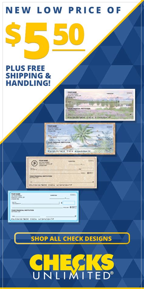 purchase personal checks with free shipping