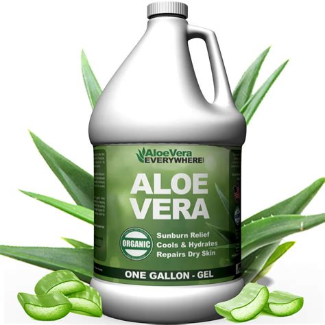 Aloe Vera Gel 1 Gallon Pure Aloe Leaf Gel Hydrating for Healthy