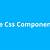 pure css components