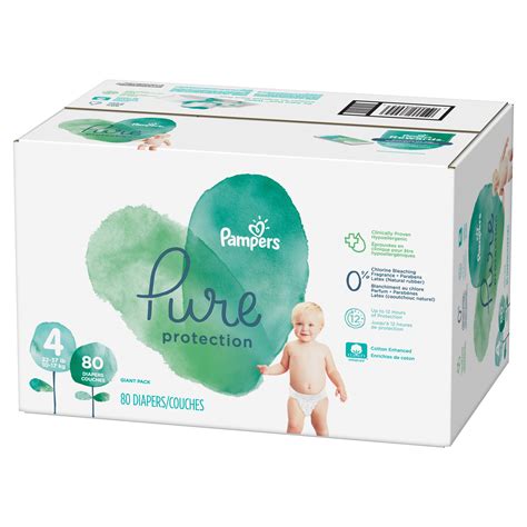 pure diapers size 4