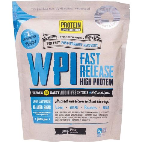 pure wpi whey protein isolate