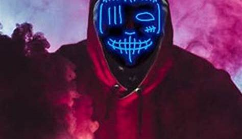 Purge Led Mask Outfit Tagital Halloween LED Light Up Funny s The