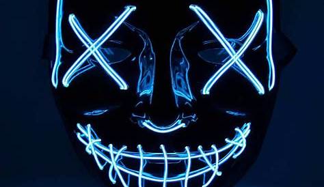 Purge Mask Led Png The LED Neon , Halloween Pink EStore