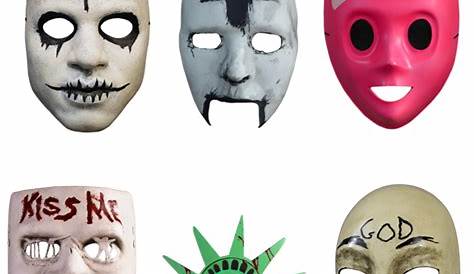 The Purge Plastic Transparent Face Mask, Male/Female