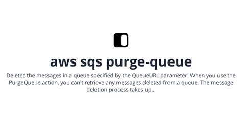 Purge Queue Aws