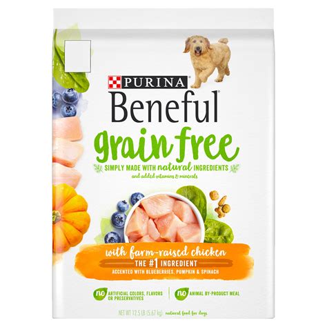 Purina Beneful Grain Free with Real FarmRaised Chicken Dry Dog Food