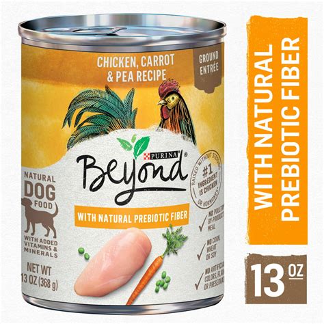 Purina Beyond Natural Wet Dog Food Pate, Grain Free Chicken Carrot