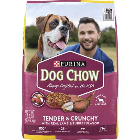 Purina Dog Chow Tender Crunchy Purina dog chow, Dry dog food, Purina