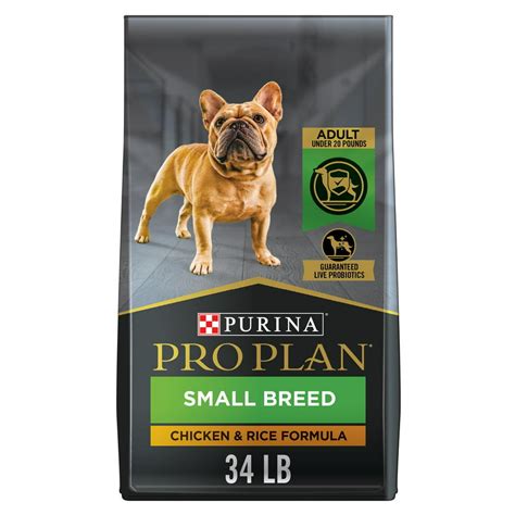 Purina Pro Plan Small Breed Dog Food With Probiotics for Dogs, Shredded