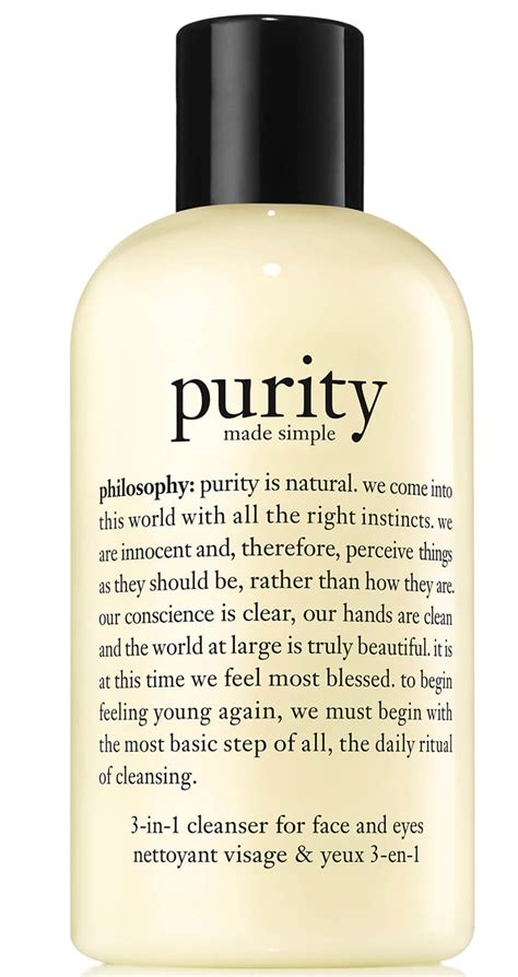 purity cleanser ingredients