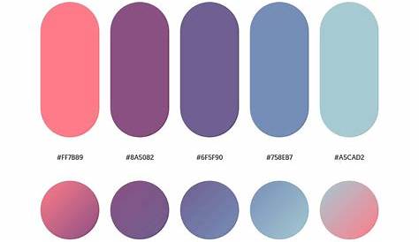 Purple Aesthetic Color Palette Hex RGB Code color colorschemes 