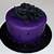 purple and black cake ideas