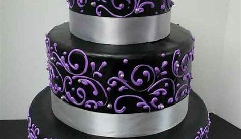 Purple And Black Wedding Cake Designs Royal Theme? Try s Bridal