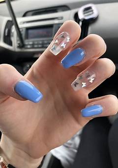 Purple And Blue Acrylic Nails: Trendy Nail Art For 2023