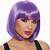 purple bob wig costume ideas
