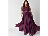 Purple Bridesmaid Dresses Plus Size