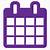 purple calendar icon