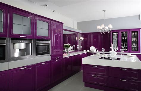 25 Stunning Purple Kitchen Decor Ideas DigsDigs