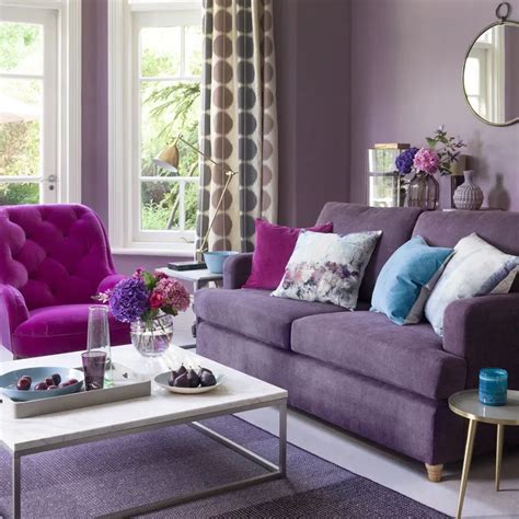 Purple Living Room 2 Purple living room, Living room decor purple