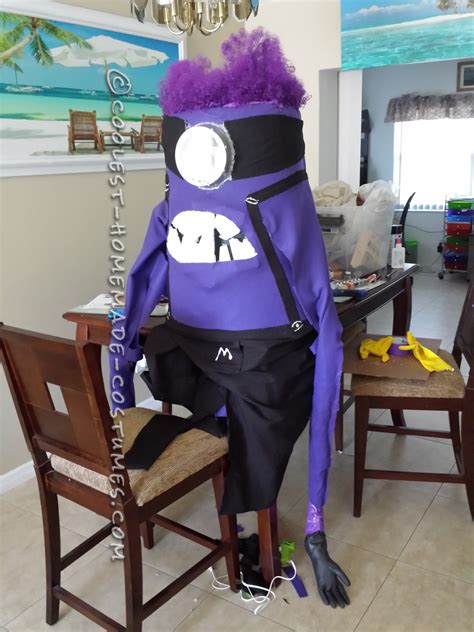 How to make a purple minion halloween costume senger's blog
