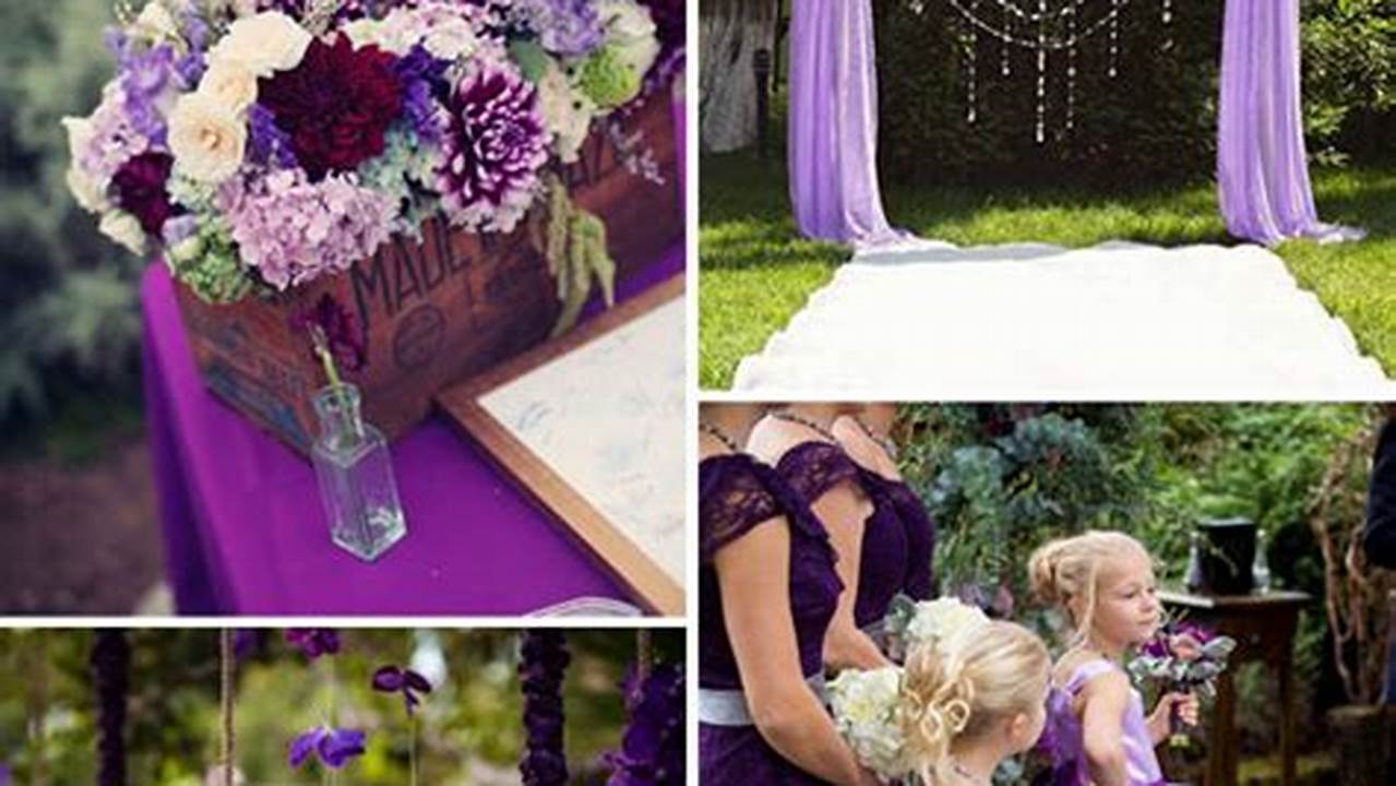 Unveiling the Enchanting World of Purple Wedding Themes
