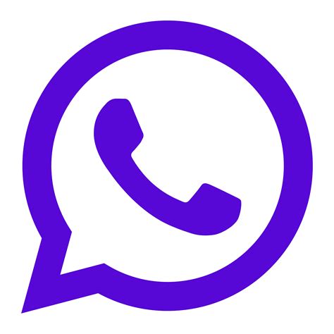 purple whatsapp logo