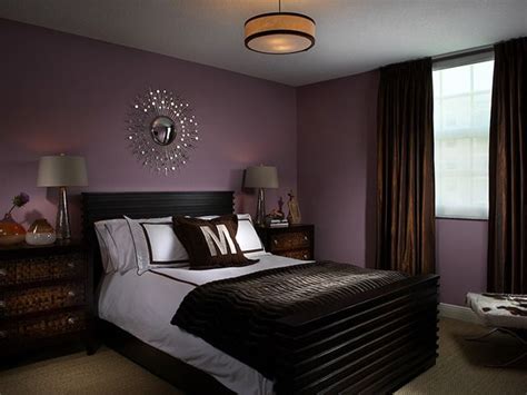 purple and brown bedroom plum and cognac