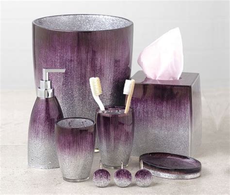 Fancy Purple Bathroom Accessories Wallpaper Home Sweet Home