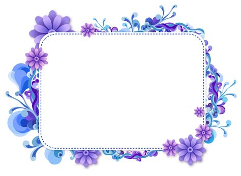 Purple Border Transparent
